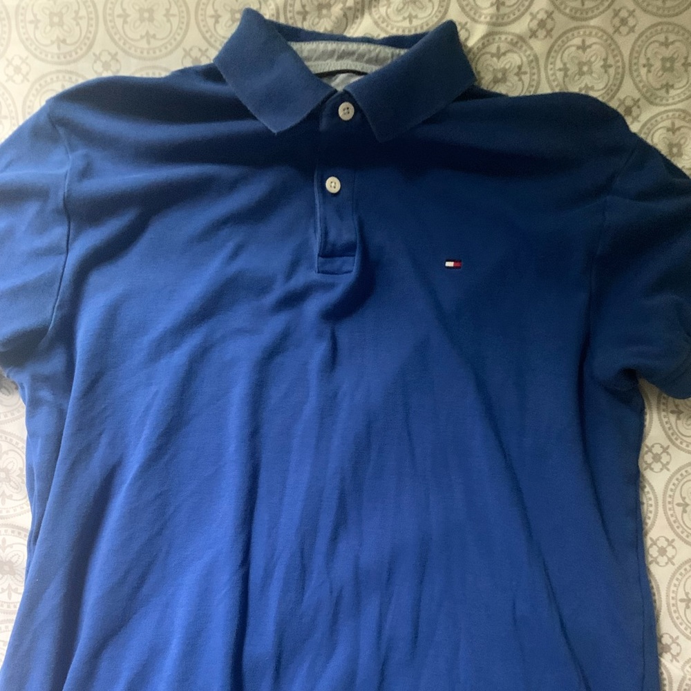 Blue Mens Tommy Hilfiger Polo
